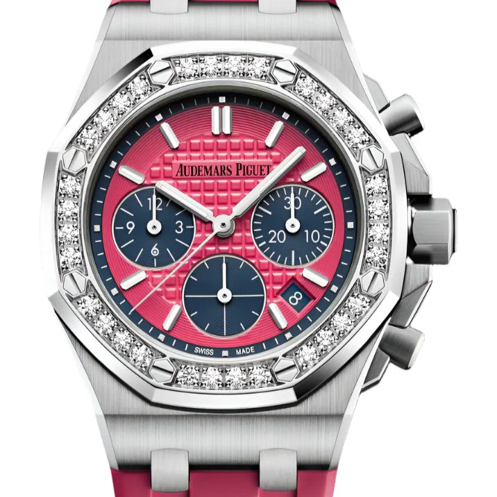 Royal Oak Offshore Selfwinding Chronograph 37mm Pink Dial in Steel 26231ST - Image 3