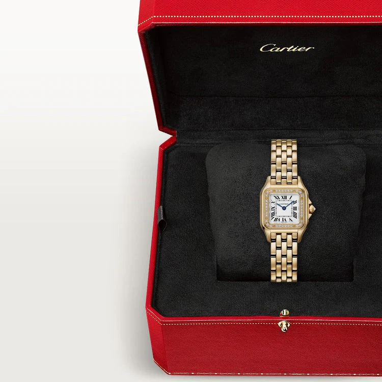 Cartier Panthre De Cartier Small Gold Woman Watch - Image 6