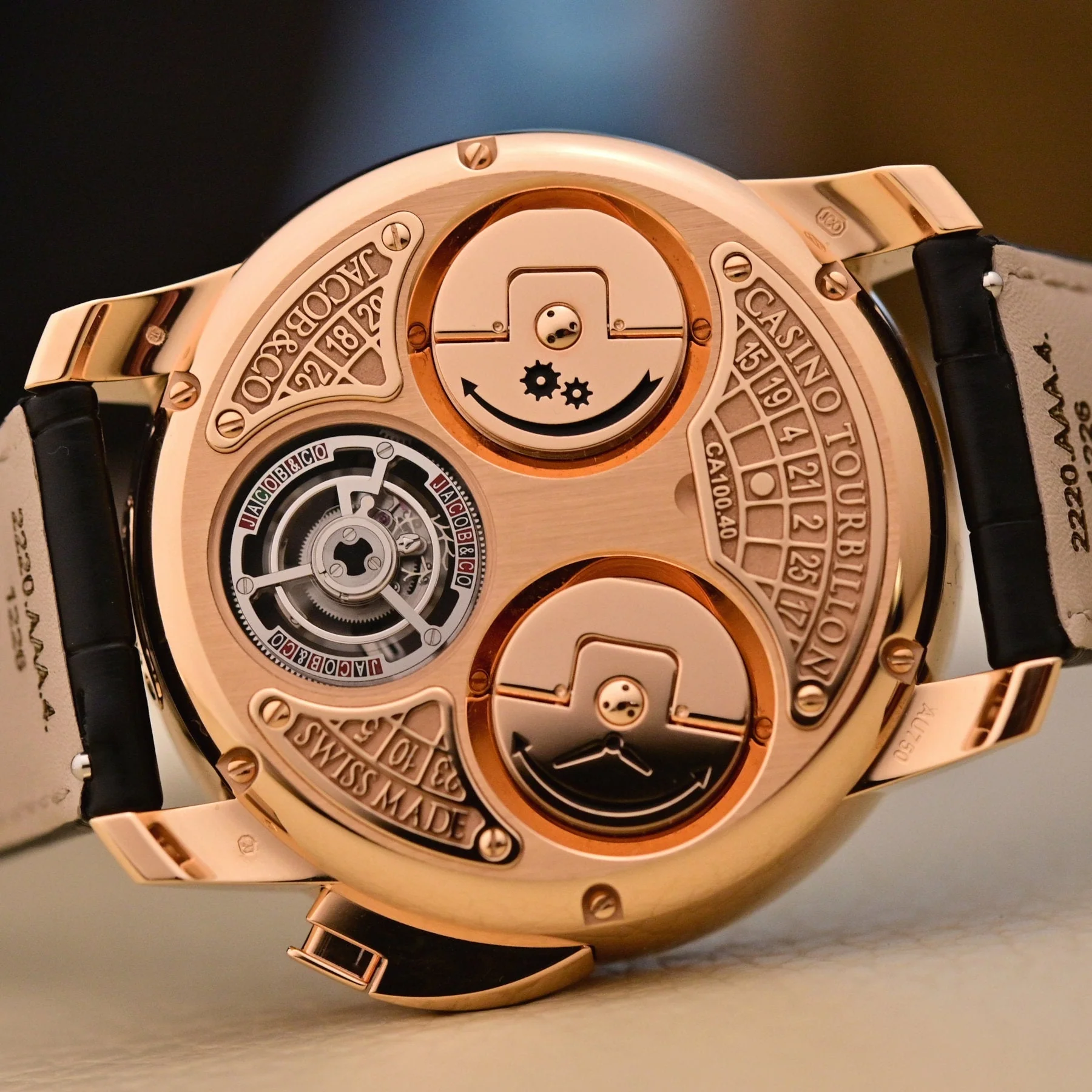 Jacob & Co. Limited Edition Casino Tourbillon 44mm Gold Men’s Watch - Image 7