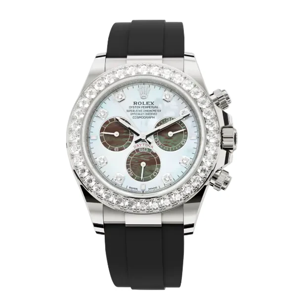 Rolex Cosmograph Daytona Oyster white gold and diamonds - Image 5