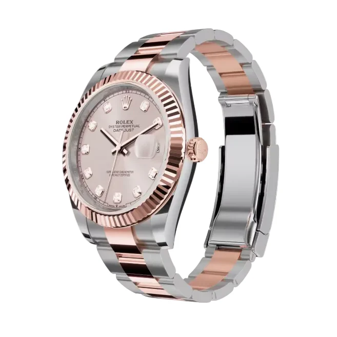 Rolex Datejust 41  Oyster, 41 mm, Oystersteel and Everose gold - Image 2