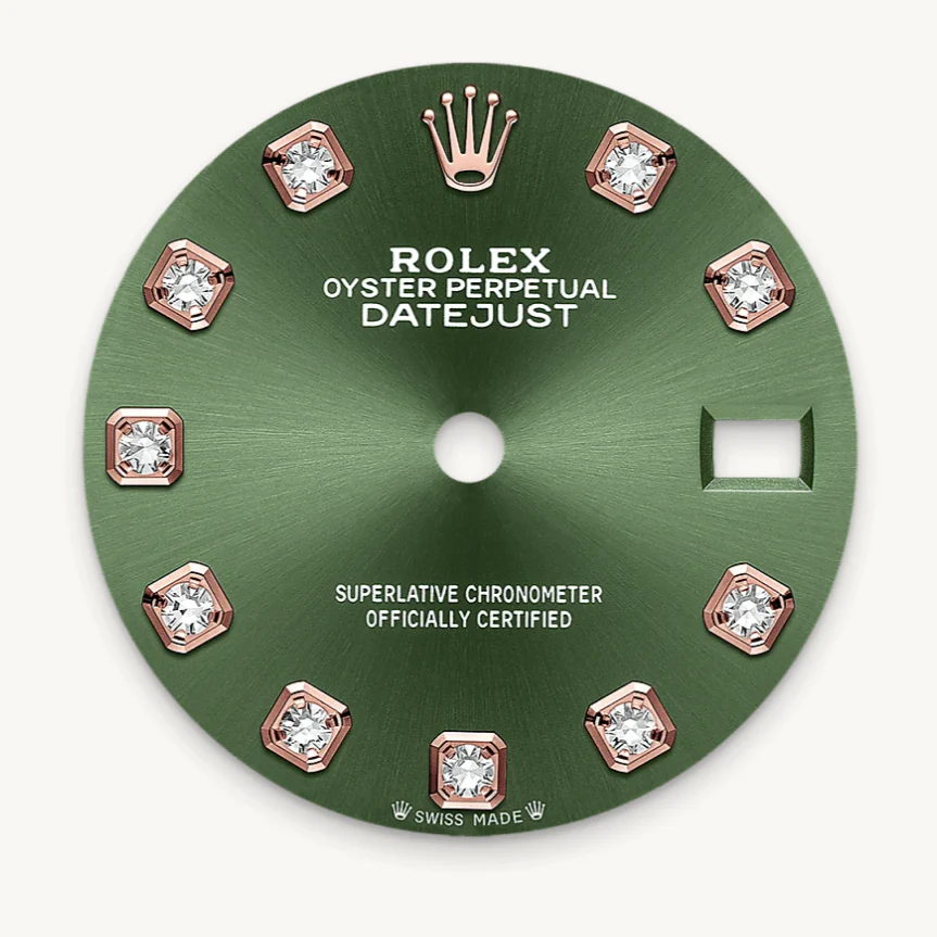 Rolex Lady-Datejust Oystersteel and Everose Gold -Olive-Green Dial - Image 3